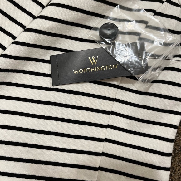 Worthington striped blazer, size L - Picture 2 of 3